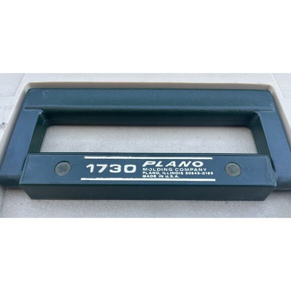 VINTAGE PLANO MODEL #1730 FISHING TACKLE BOX 3 TRAYS TOOL CRAFT STORAGE -Nice!!! - Picture 6 of 6